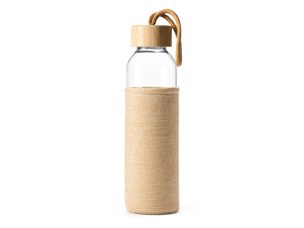 Бутылка SIBU, прозрачный, бежевый, растительные волокна