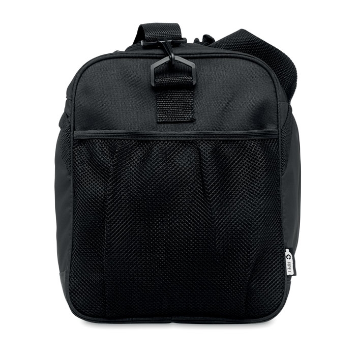 Спортивная сумка 600D из RPET, черный, rpet