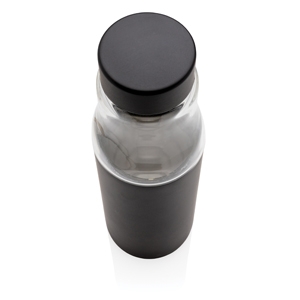 Герметичная вакуумная бутылка Hybrid, 500 мл, черный, стекло; нержавеющая сталь