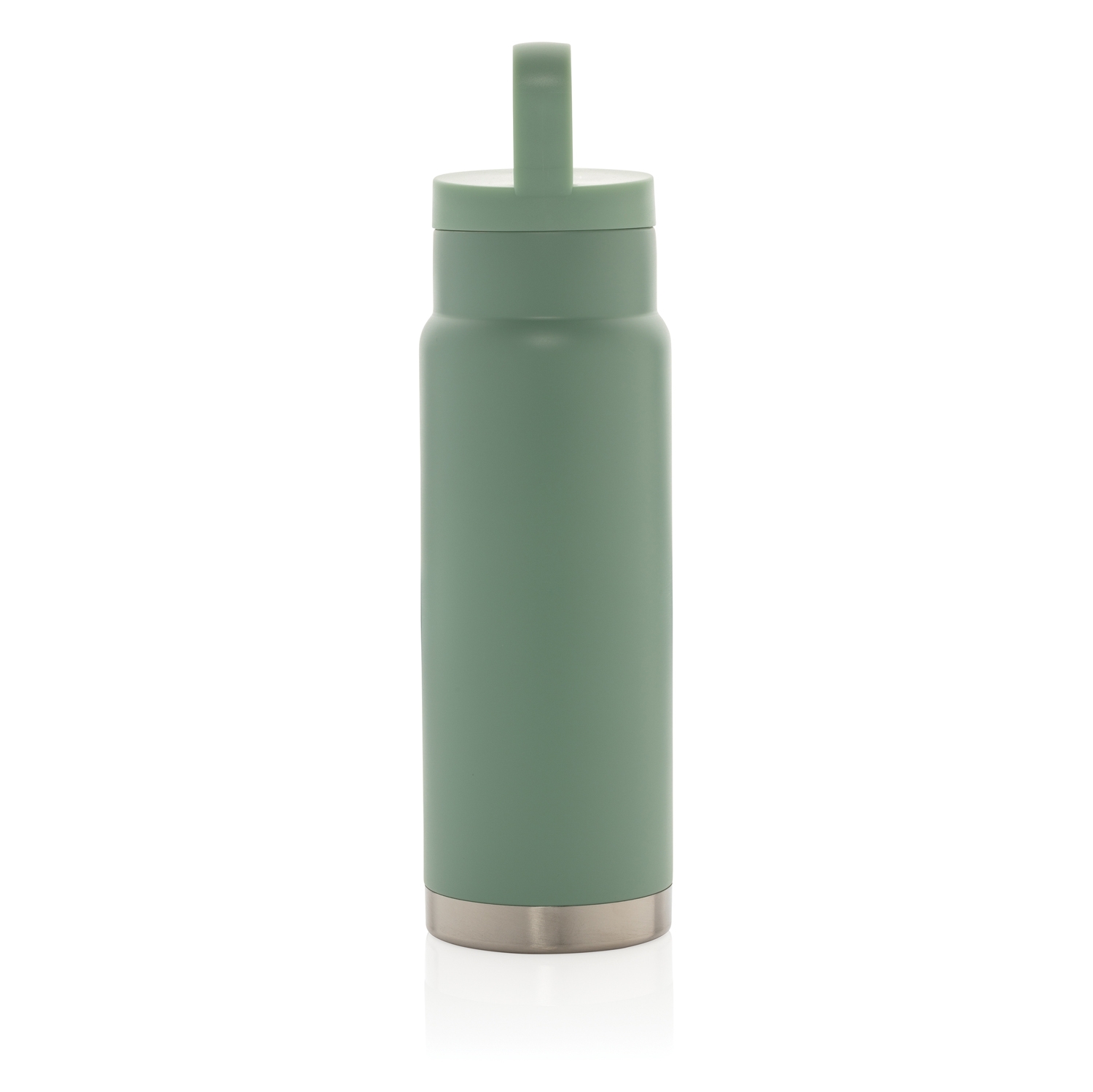 Герметичная вакуумная бутылка, 680 мл, зеленый, нержавеющая сталь; нержавеющая сталь