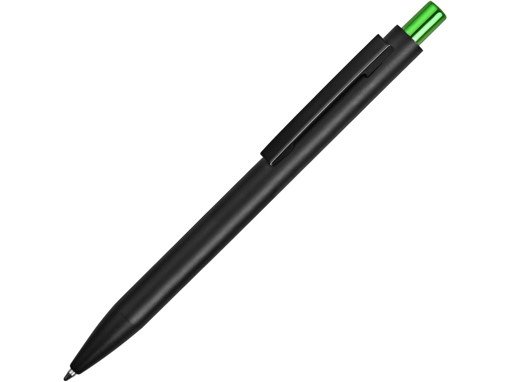 Ручка металлическая шариковая «Blaze», черный, зеленый, металл