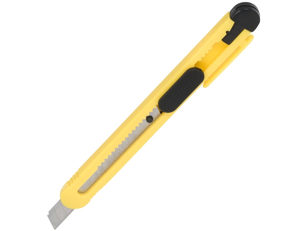 Канцелярский нож «Sharpy», желтый, пластик