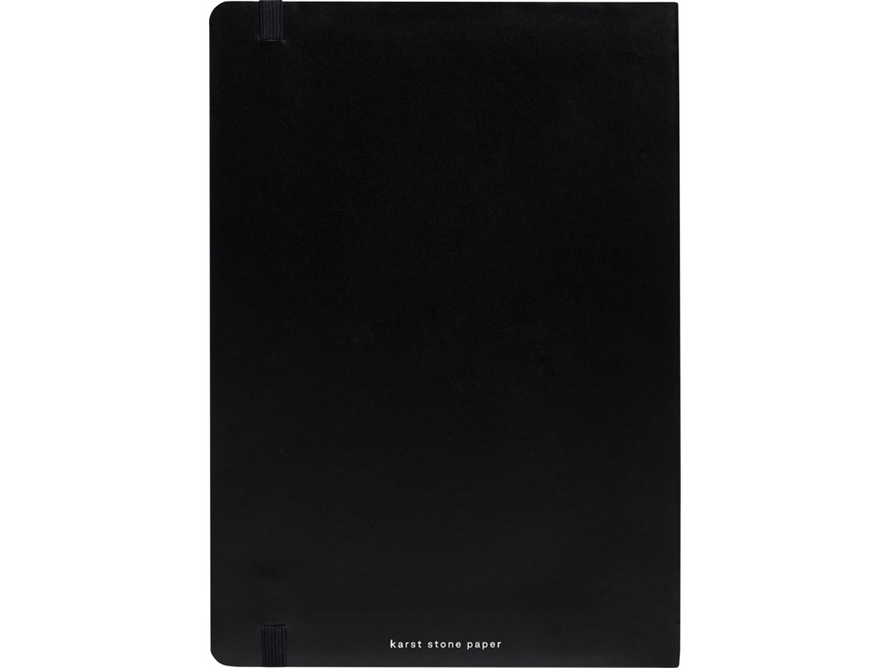 Блокнот А5 «Karst» с мягкой обложкой, черный, бумага