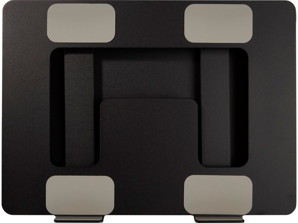 Подставка для ноутбука «Rise Pro», черный, алюминий, силикон