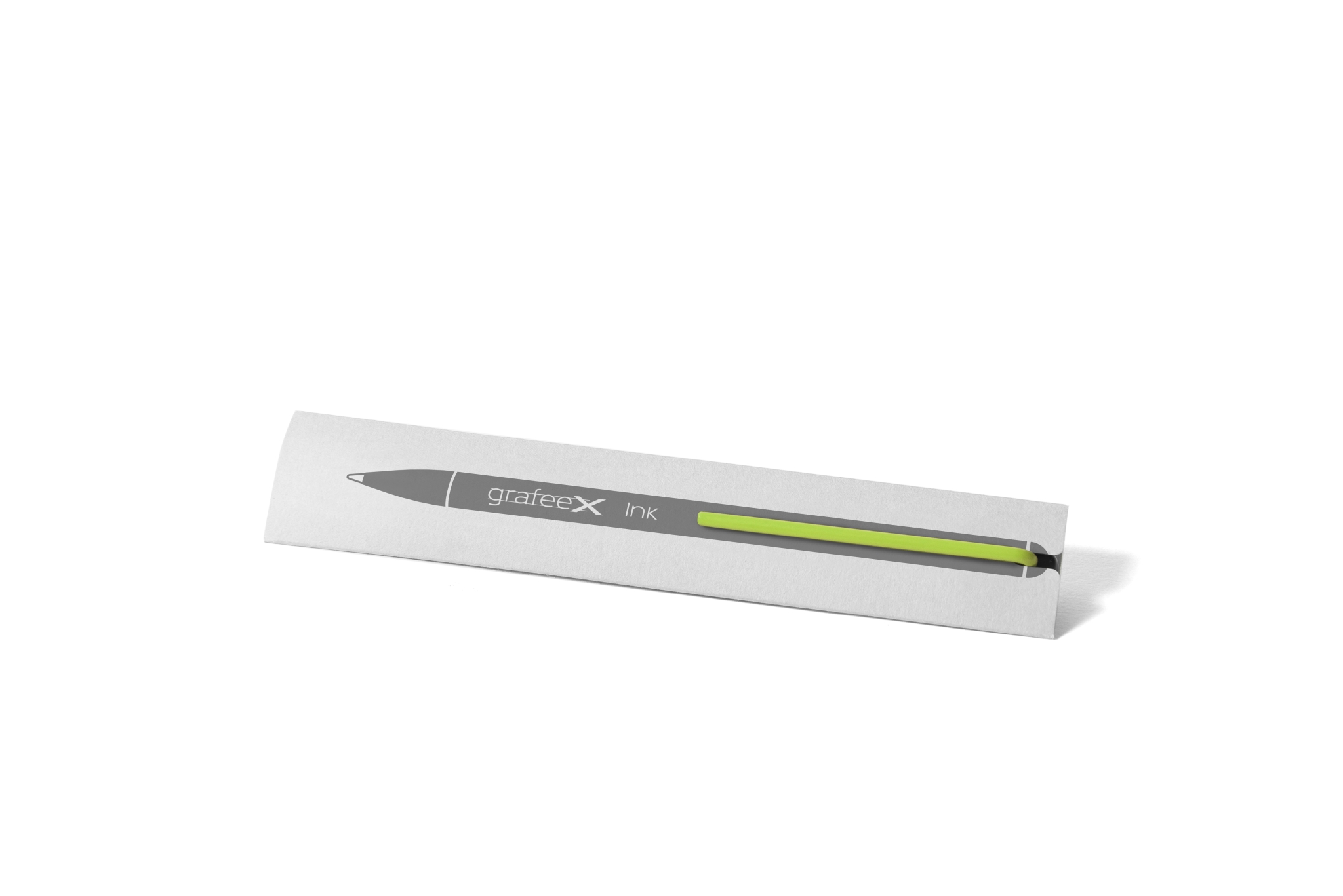 Шариковая ручка Pininfarina GrafeeX с зеленым клипом, черный, алюминий
