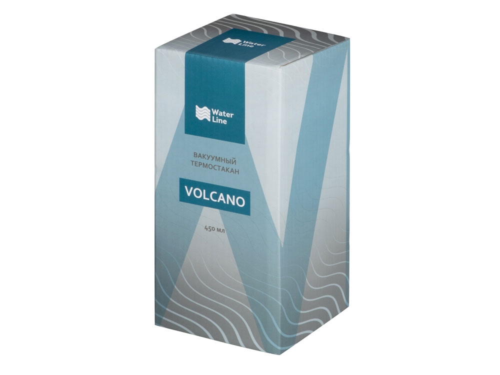 Вакуумный термостакан «Volcano», 450 мл, синий, металл