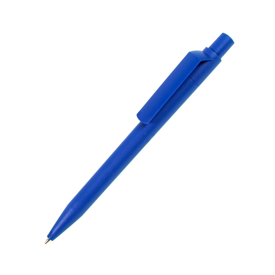 Ручка шариковая DOT, синий, матовое покрытие, пластик, синий, пластик