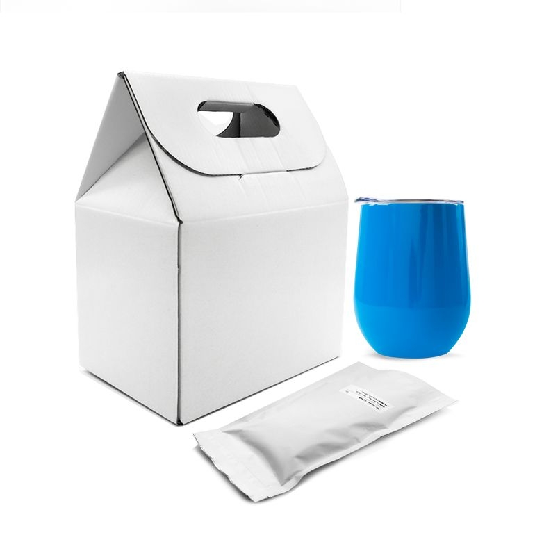 Набор Coffee Box с кофером CO12 (голубой), голубой