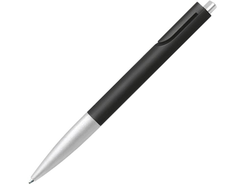 Ручка пластиковая шариковая «Noto», черный, серебристый, пластик