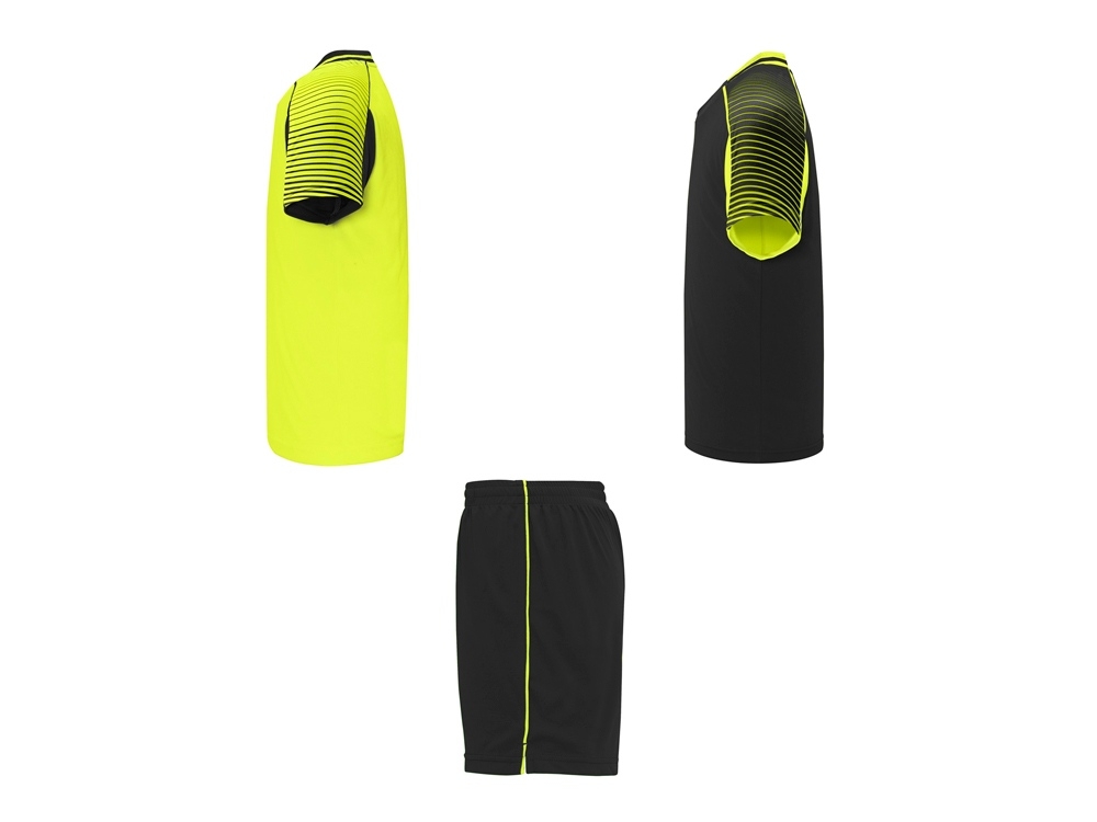 Спортивный костюм «Juve», унисекс, черный, желтый, полиэстер
