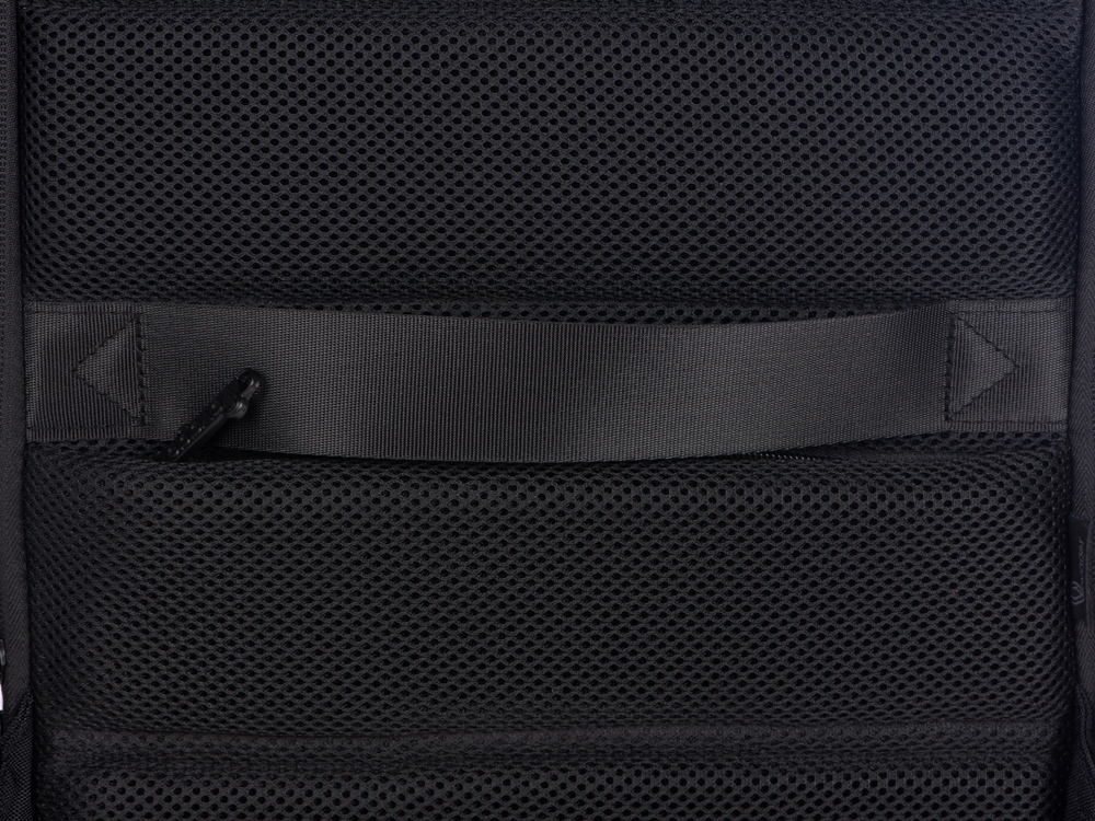 Рюкзак «Toff» для ноутбука 15,6", черный, полиэстер, кожзам