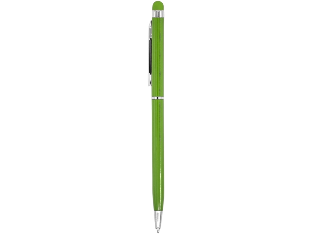 Ручка-стилус металлическая шариковая BAUME, зеленый