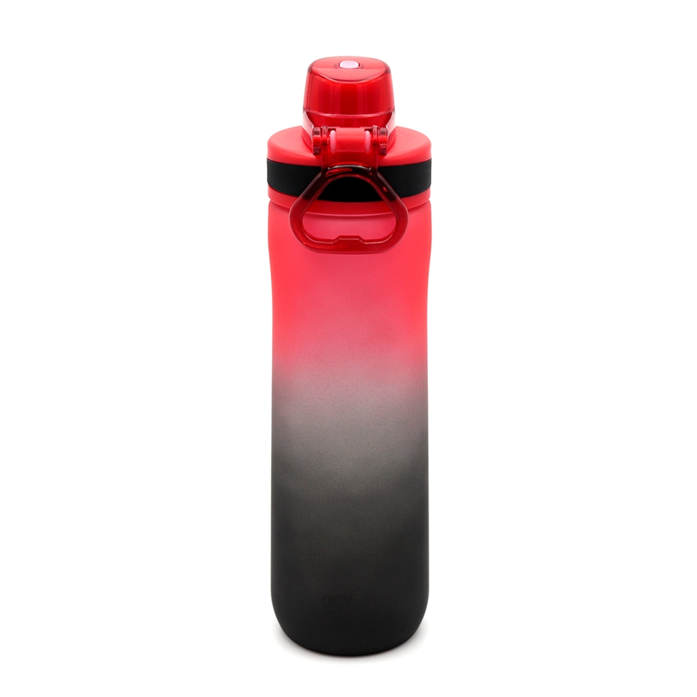 Пластиковая бутылка Verna Soft-touch, красная, красный