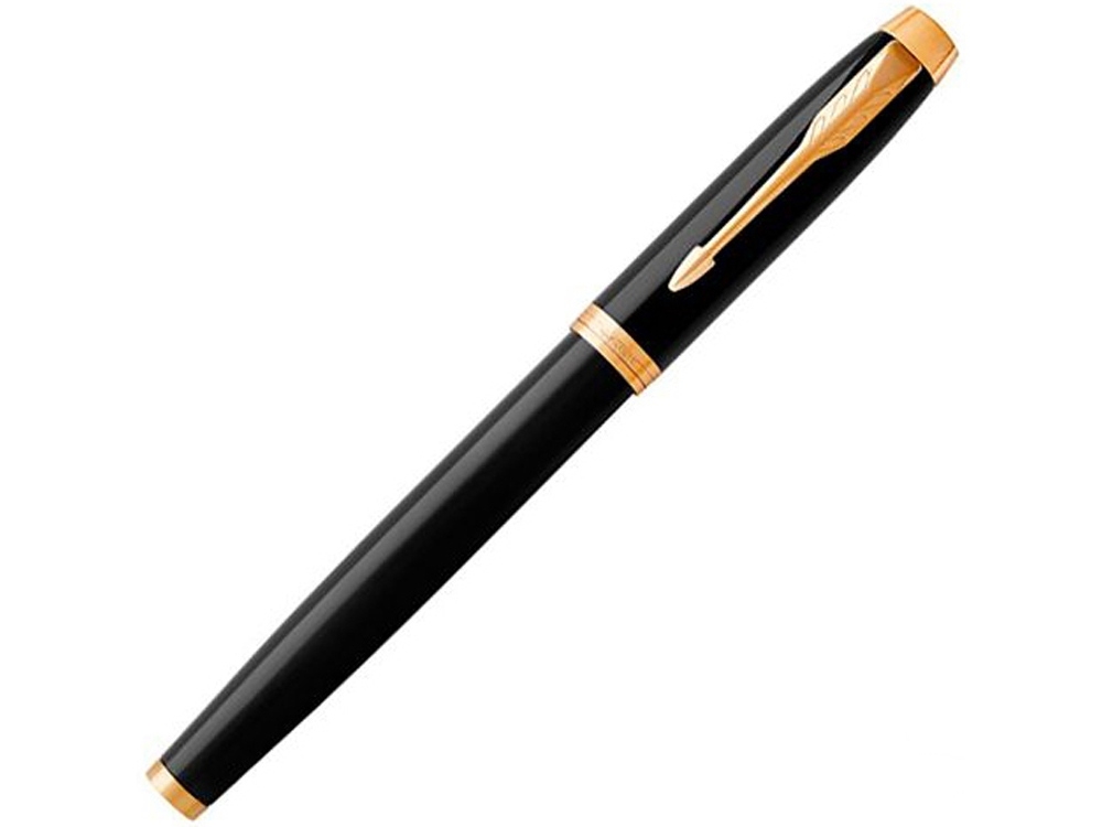 Ручка роллер Parker «IM Core Black GT», черный, желтый, металл