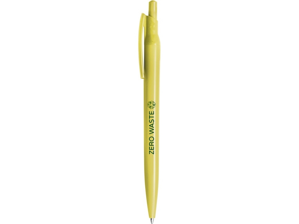 Ручка пластиковая шариковая «Alessio» из переработанного ПЭТ, зеленый, пластик