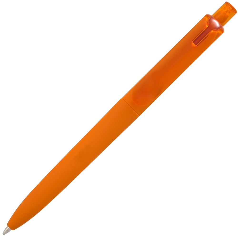 Ручка шариковая Prodir DS8 PRR-Т Soft Touch, оранжевая, оранжевый, пластик; покрытие софт-тач
