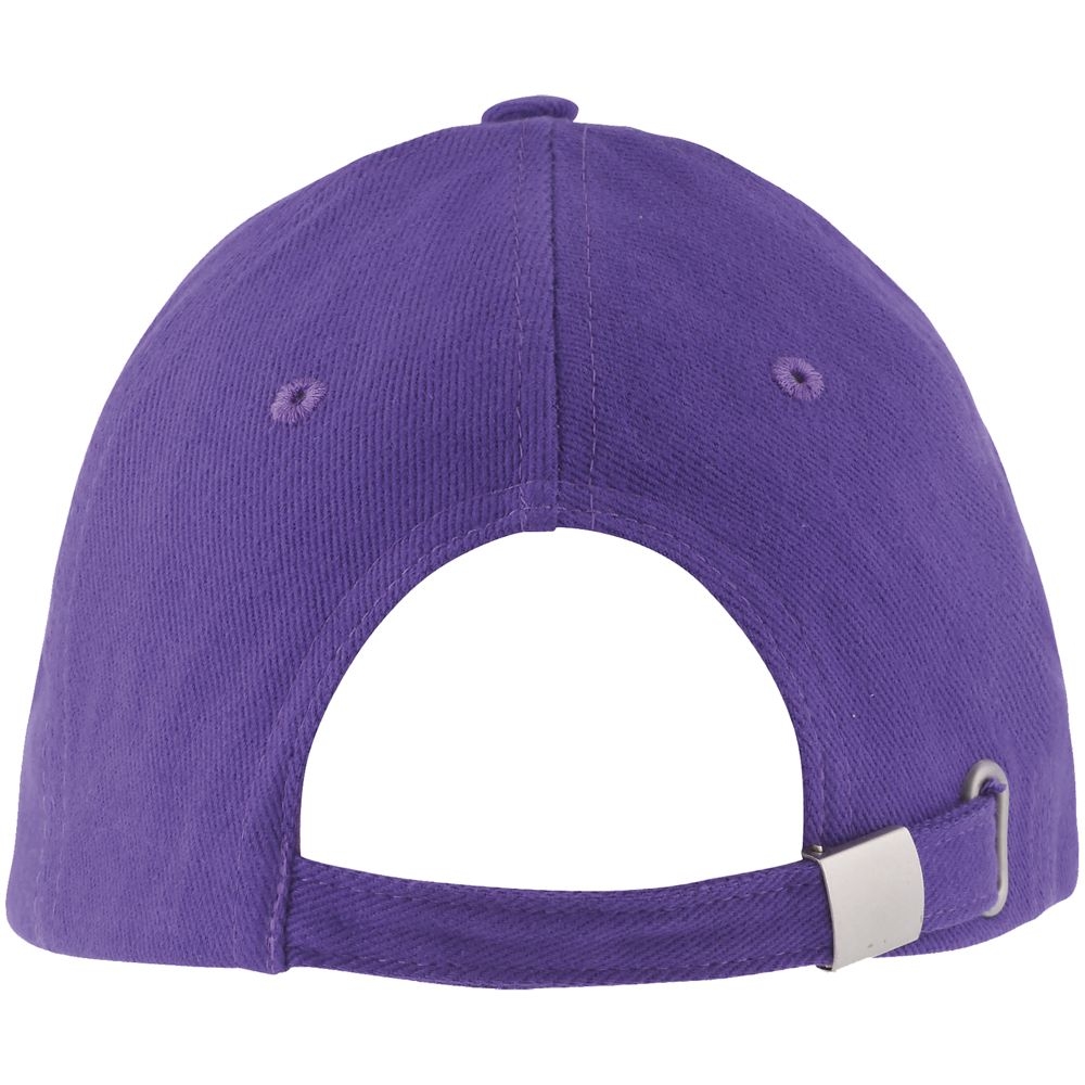 Бейсболка Buffalo, темно-фиолетовая, фиолетовый, хлопок