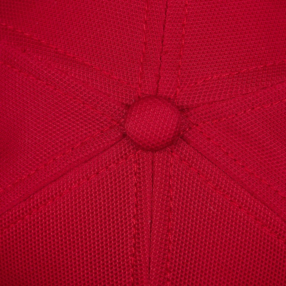 Бейсболка Harris, красная, красный, полиэстер 100%, плотность 260 г/м²; пике
