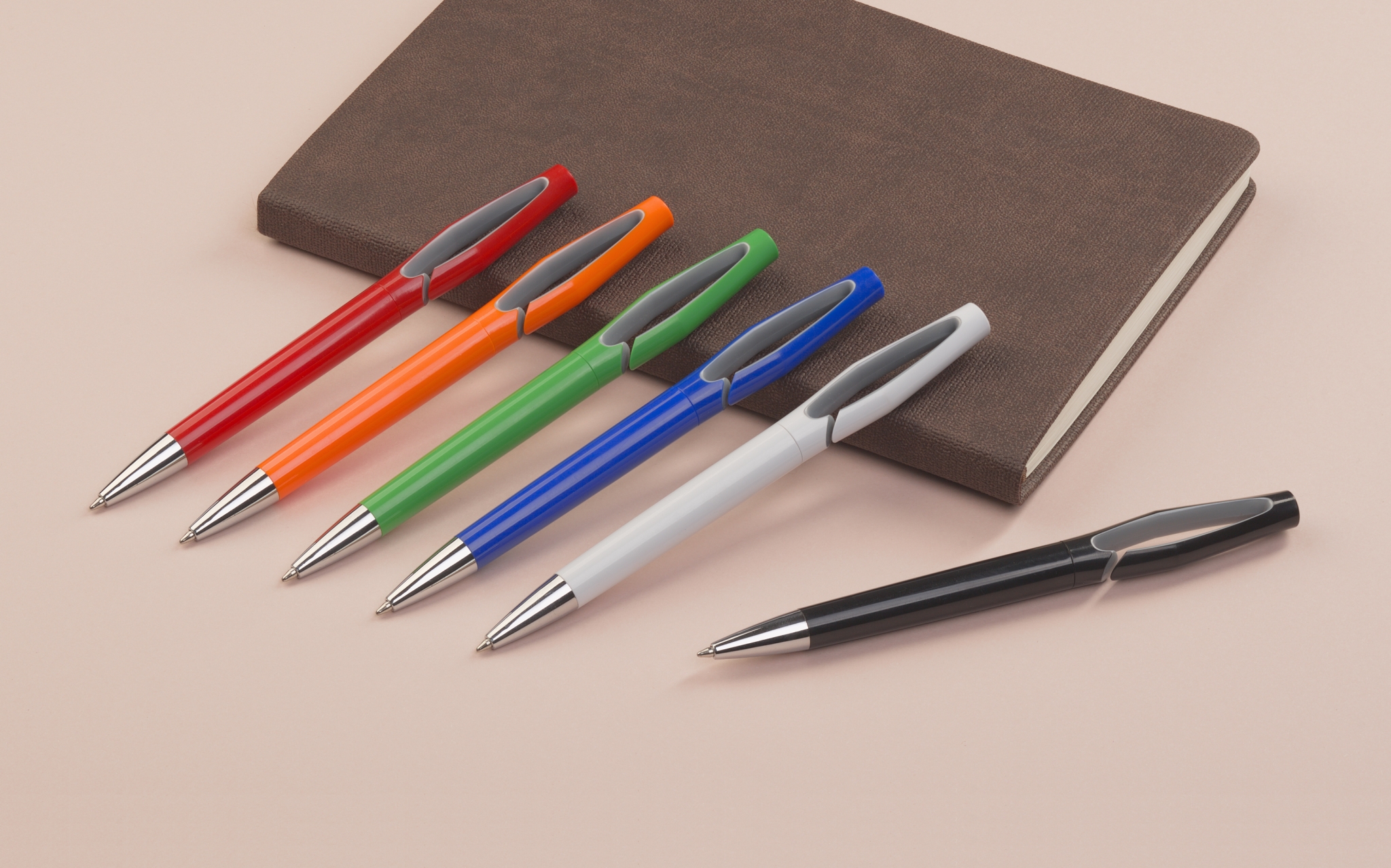 Ручка шариковая "Jack", оранжевый/серебро, оранжевый, пластик