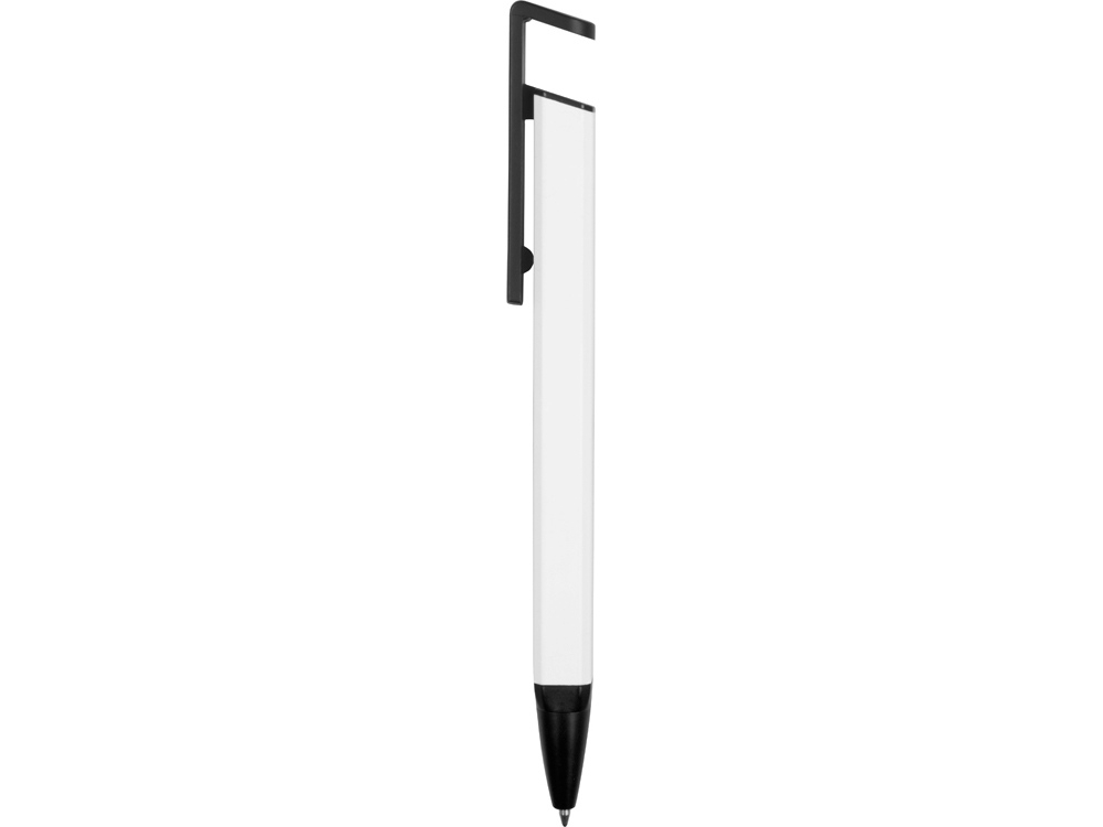 Ручка-подставка металлическая «Кипер Q», черный, белый, металл