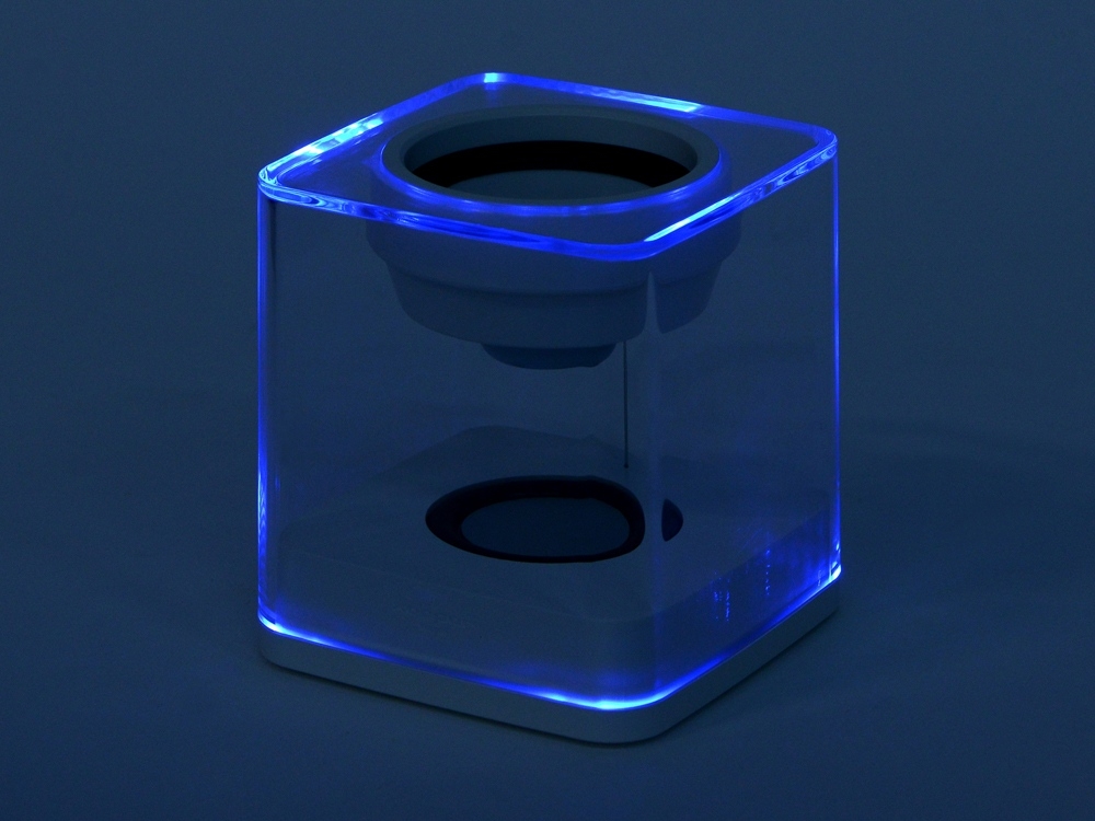 Портативная колонка «iLO Speaker», 10 Вт, белый, прозрачный, пластик, акрил