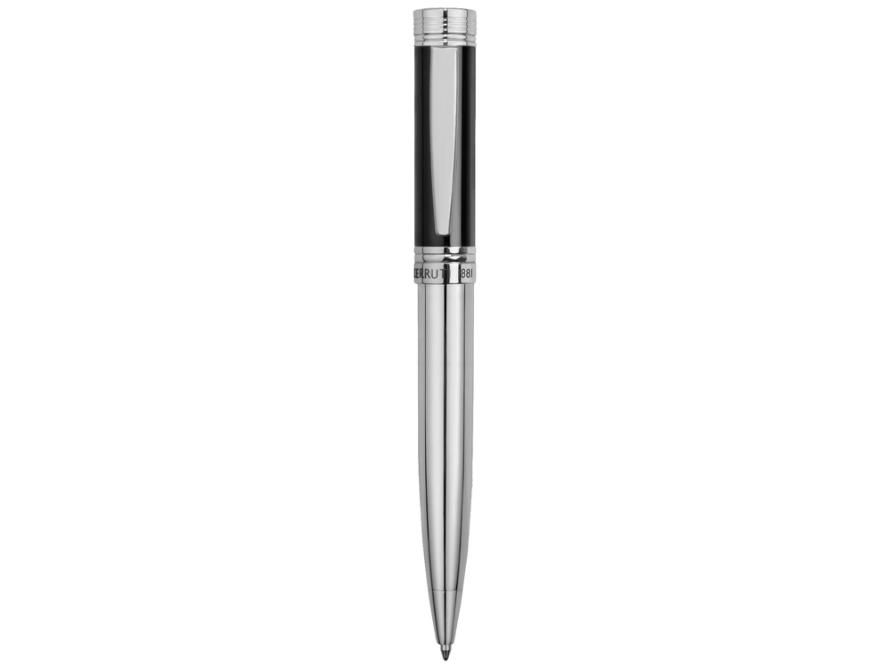 Ручка шариковая Zoom Classic Black, черный, серебристый, металл