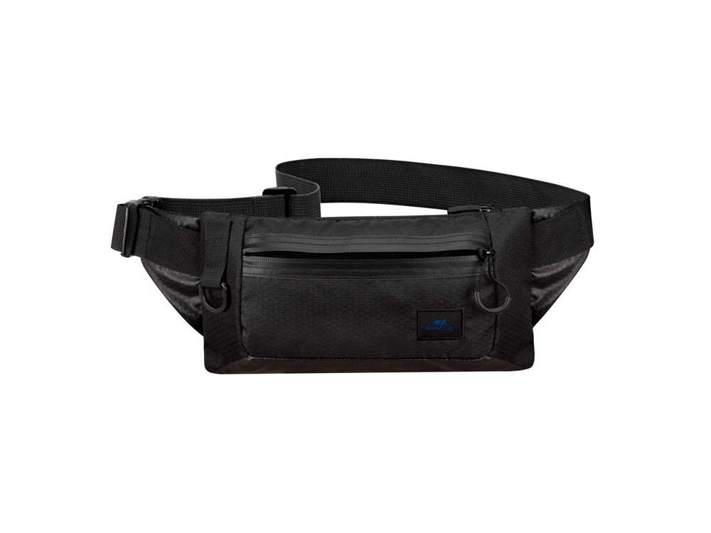 Поясная сумка-слинг для смартфона и планшета до 7.9", черный, полиэстер, пластик