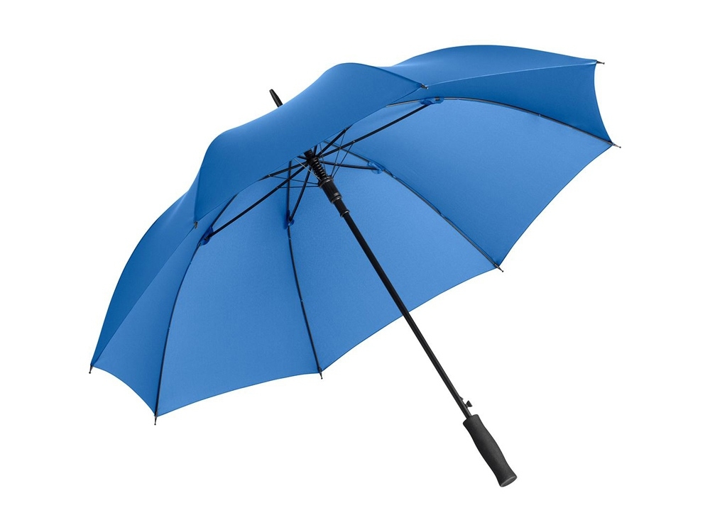Зонт-трость «Giant» с большим куполом, синий, полиэстер