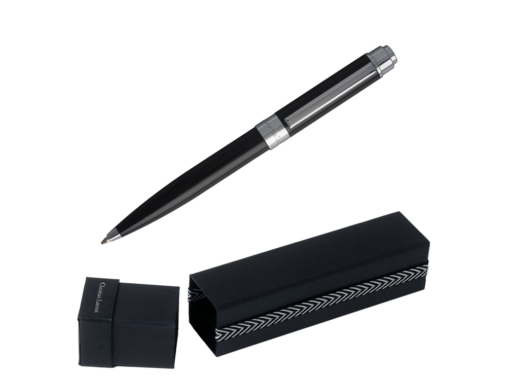 Ручка шариковая Scribal Black, черный, металл