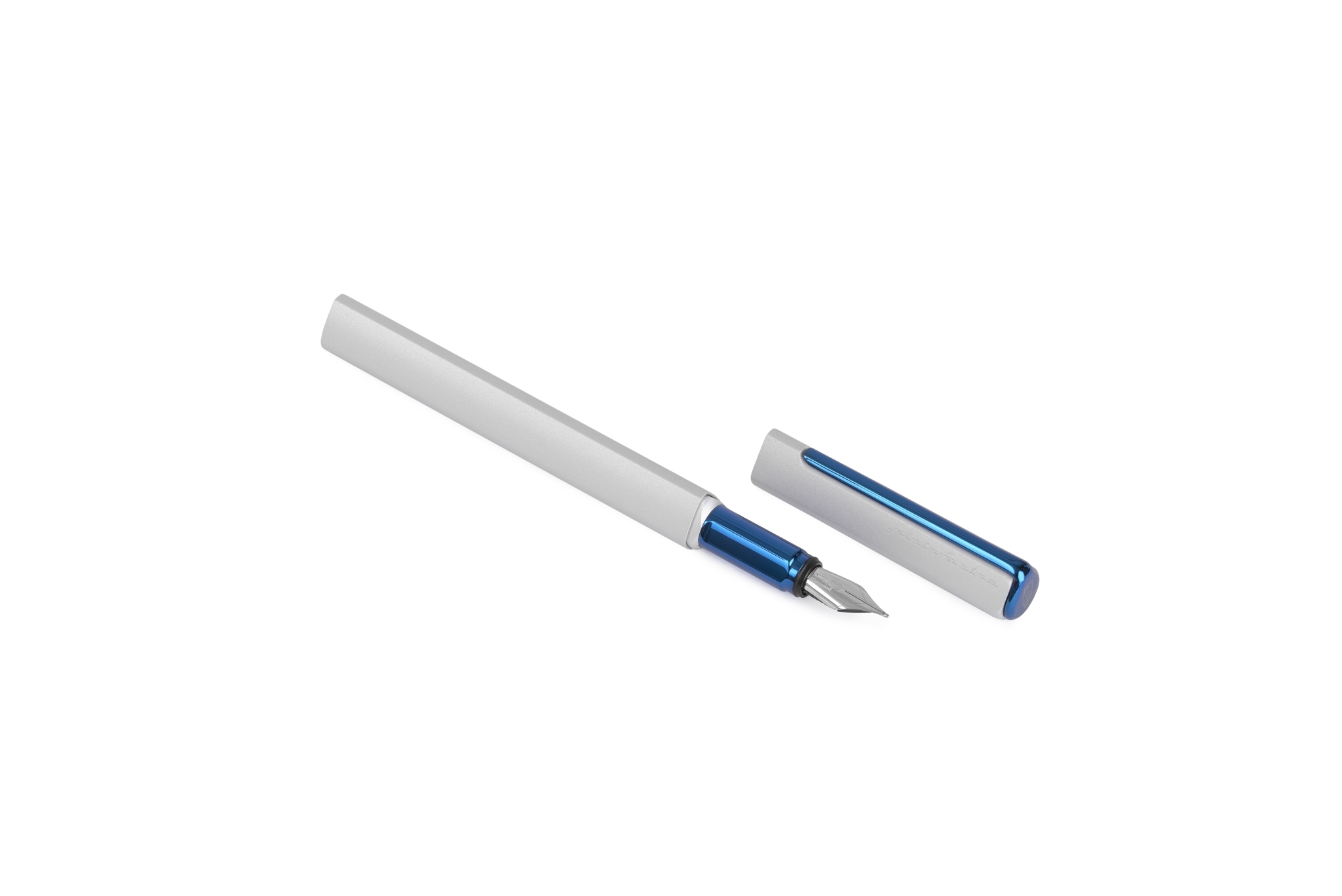 Перьевая ручка Pininfarina PF One SILVER /BLUE, синий, #c0c0c0, алюминий, сталь