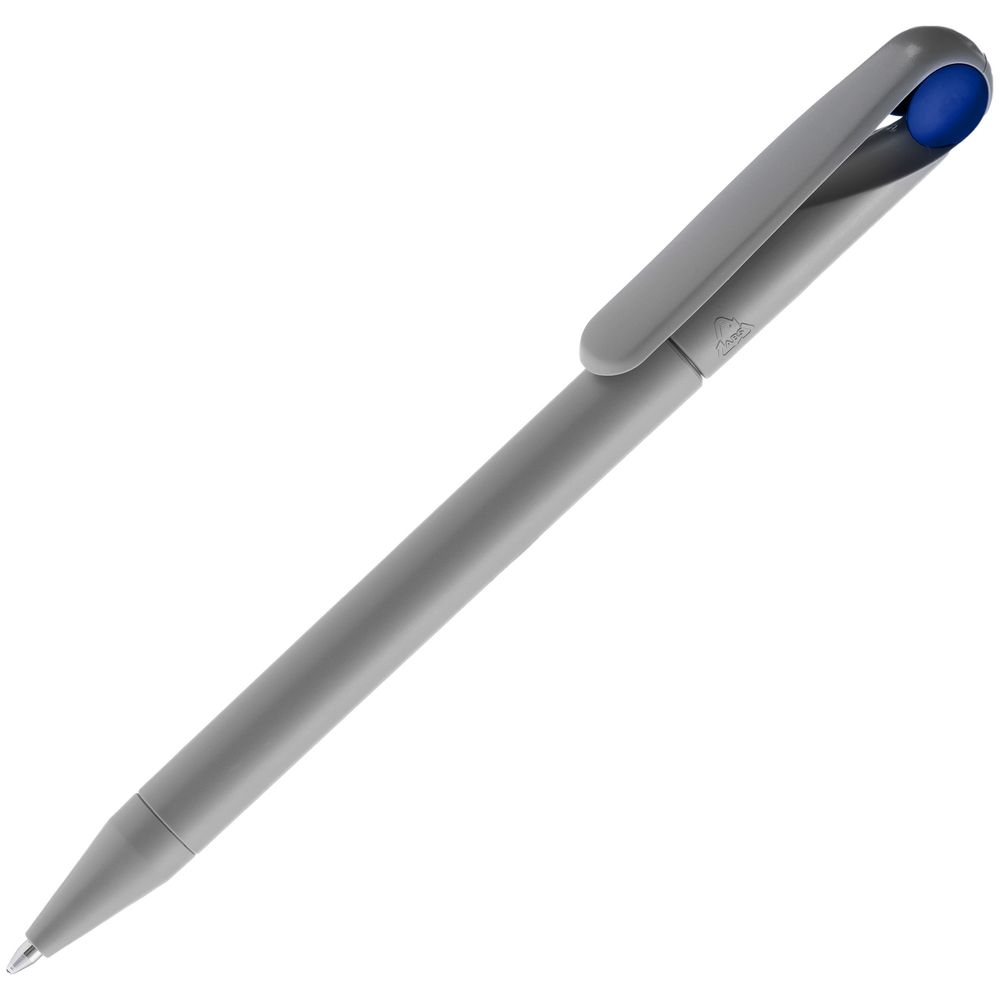 Ручка шариковая Prodir DS1 TMM Dot, серая с синим, серый, пластик