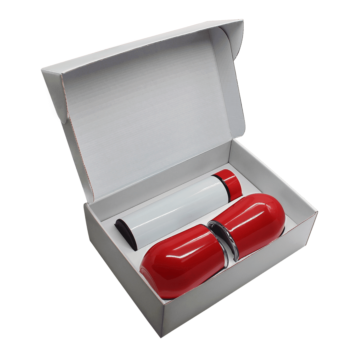 Набор Hot Box Duo C2W (белый с красным), белый, soft touch