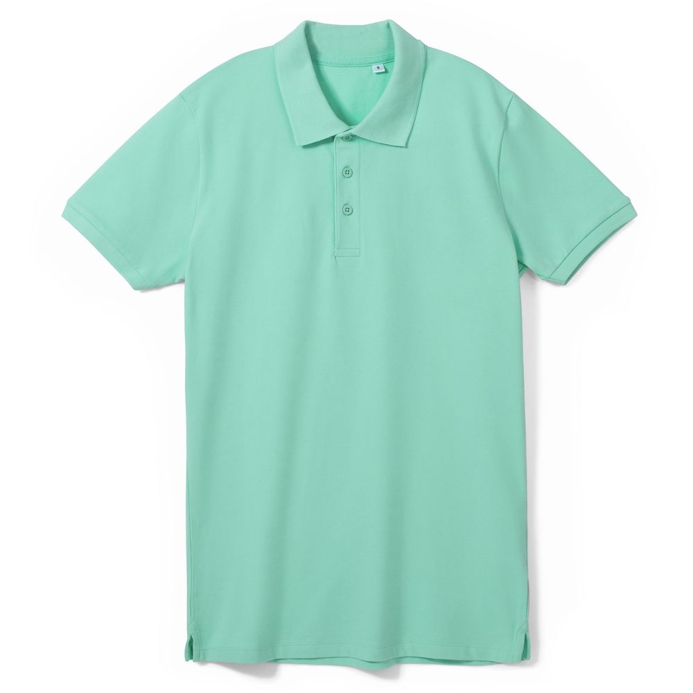 Рубашка поло мужская Phoenix Men, зеленая мята, зеленый, хлопок 95%; эластан 5%, плотность 220 г/м²; пике