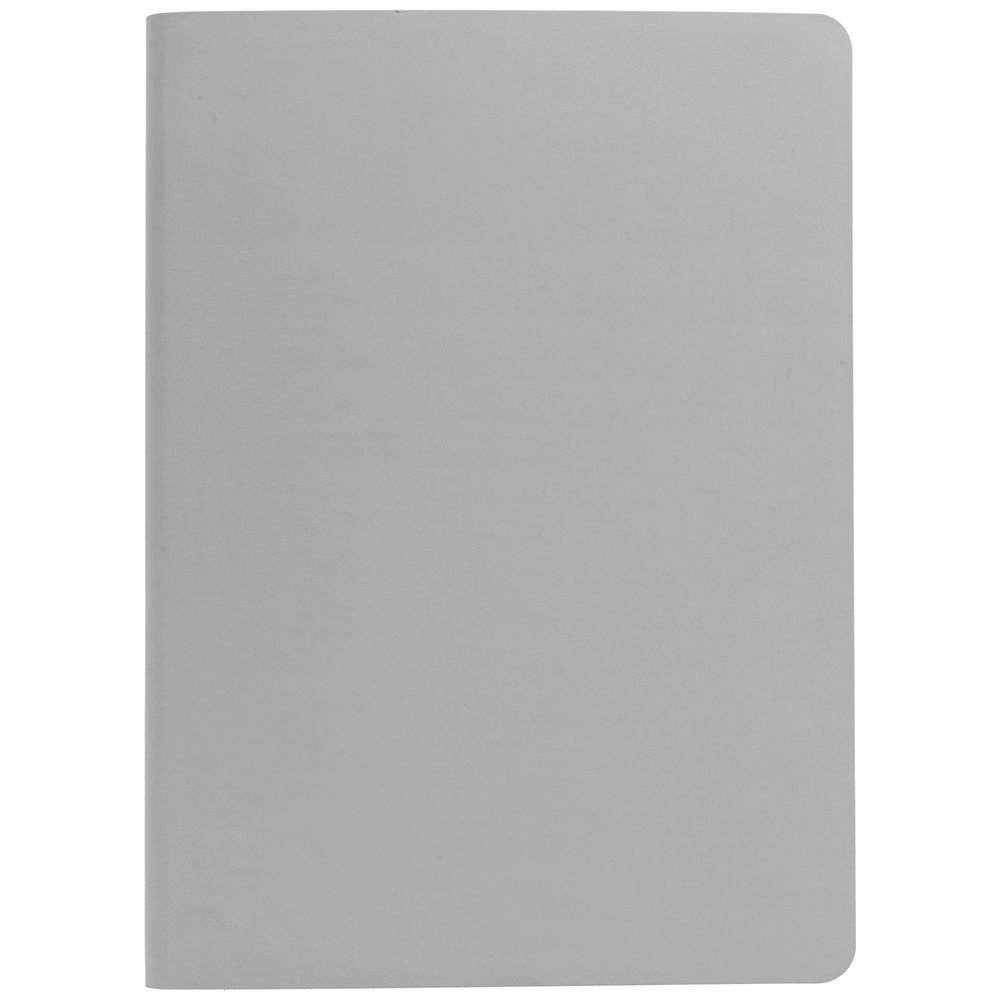 Ежедневник Flex Shall, недатированный, серый, серый, искусственная кожа; покрытие софт-тач