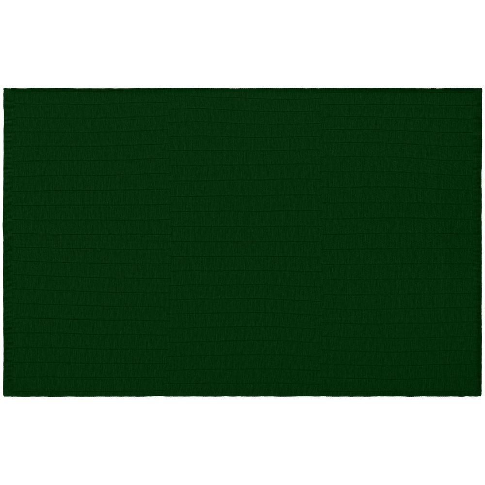 Плед Bambolay, темно-зеленый, зеленый, акрил
