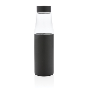 Герметичная вакуумная бутылка Hybrid, 500 мл, черный, стекло; нержавеющая сталь