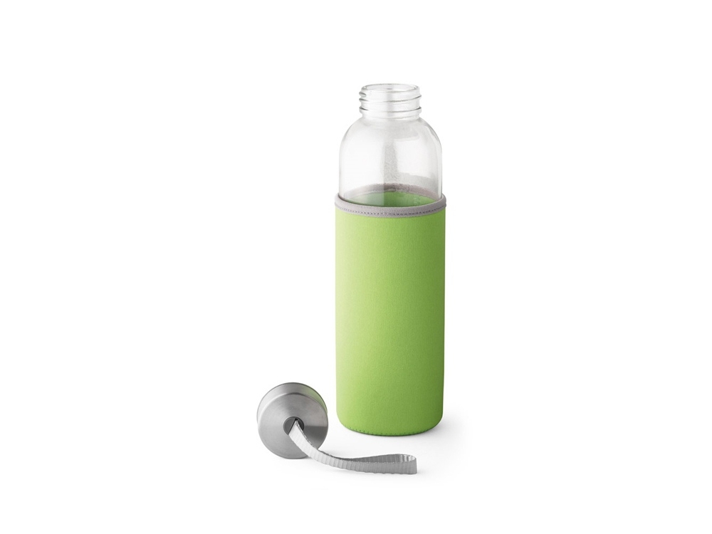 Бутылка для спорта «RAISE», 500 мл, зеленый, стекло