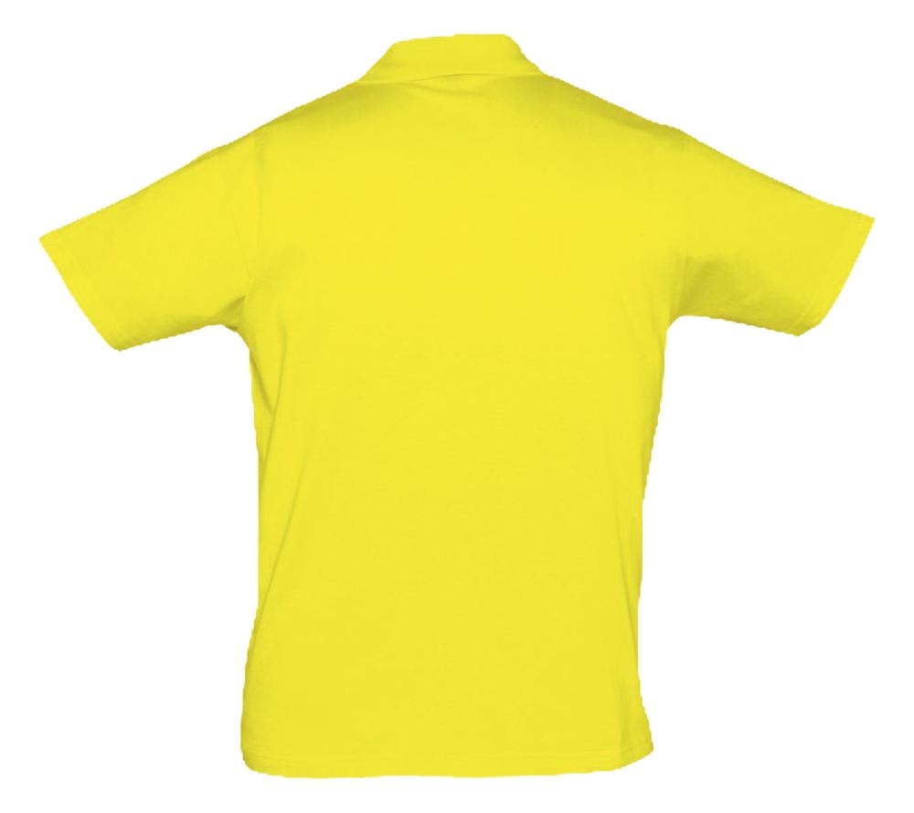 Рубашка поло мужская Prescott Men 170, желтая (лимонная), желтый, джерси; хлопок 100%, плотность 170 г/м²