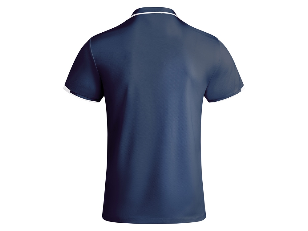 Рубашка-поло «Tamil» мужская, синий, белый, полиэстер