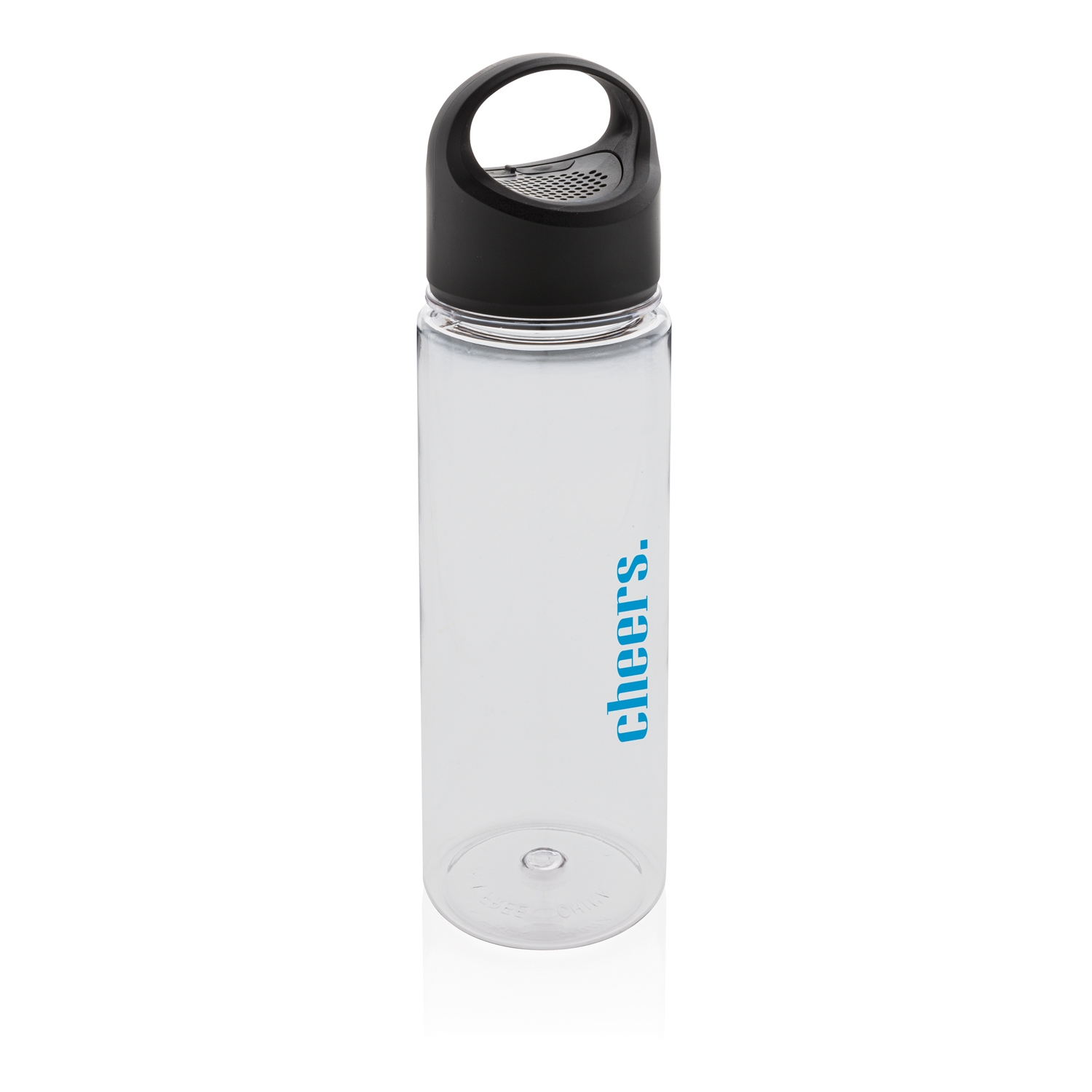 Бутылка для воды с беспроводной колонкой, черный, пластик