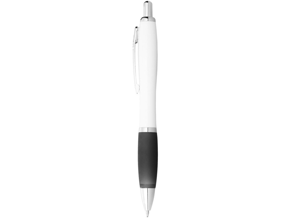 Ручка пластиковая шариковая «Nash», черный, белый, пластик