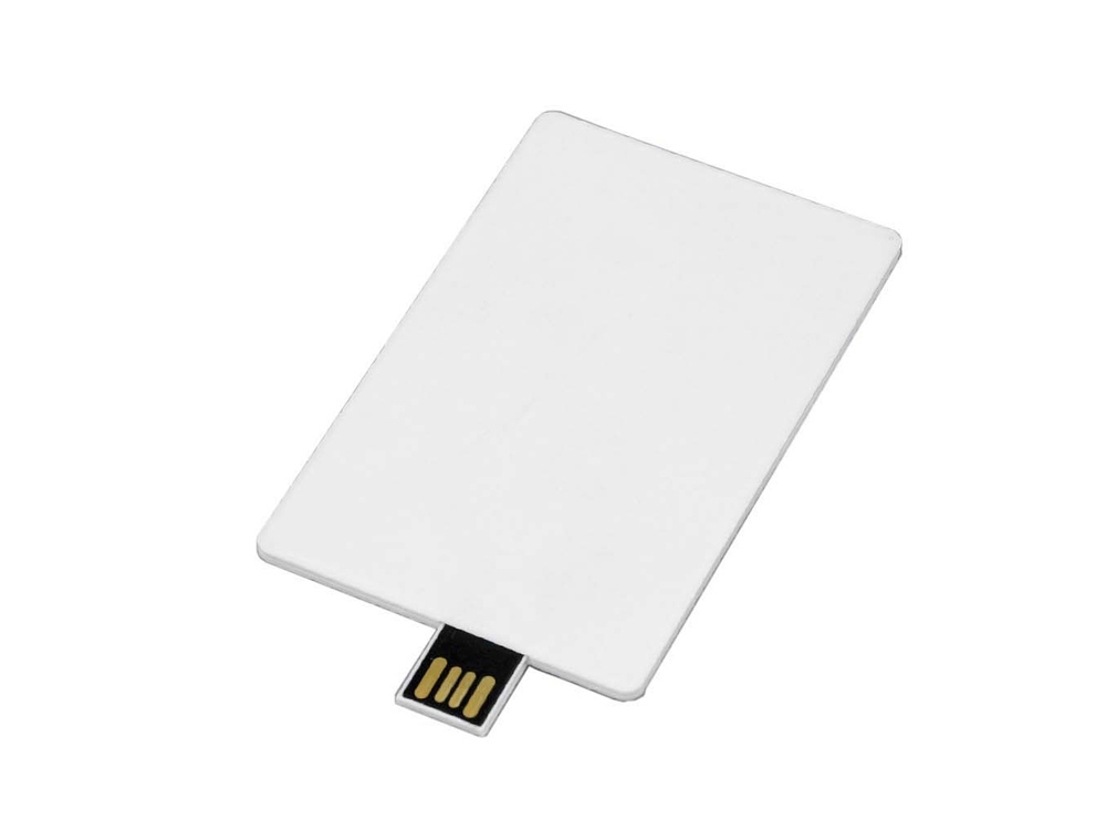 USB 2.0- флешка на 16 Гб в виде пластиковой карты «Пятнашки», белый, пластик