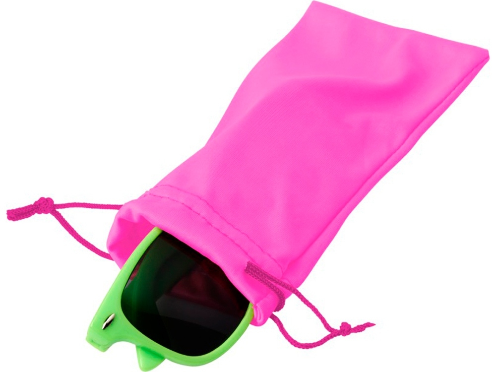 Чехол «Clean» для солнцезащитных очков, розовый, полиэстер