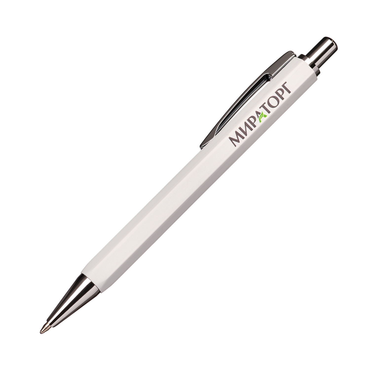 Шариковая ручка Urban, белая, белый