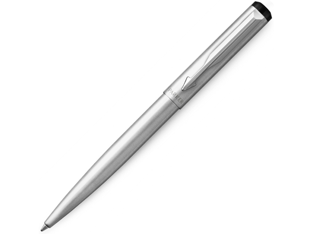 Ручка шариковая Parker Vector, серебристый, металл