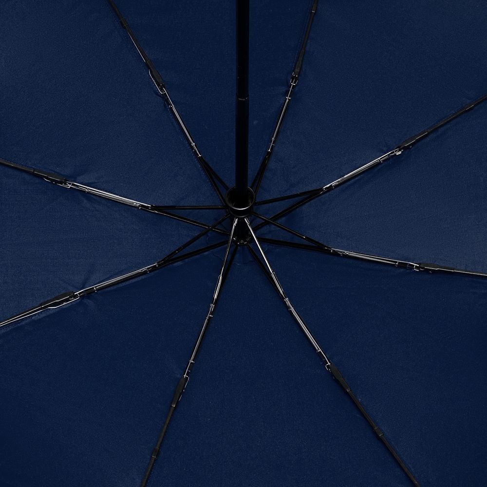 Зонт складной Ribbo, темно-синий, синий