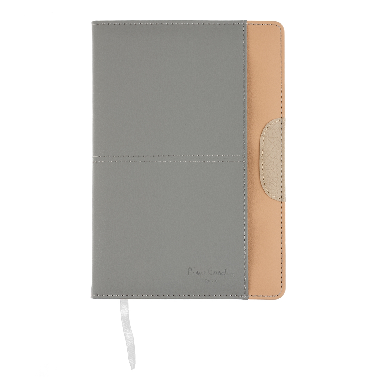 Записная книжка Pierre Cardin серая, 14 х 20,5 см, серый