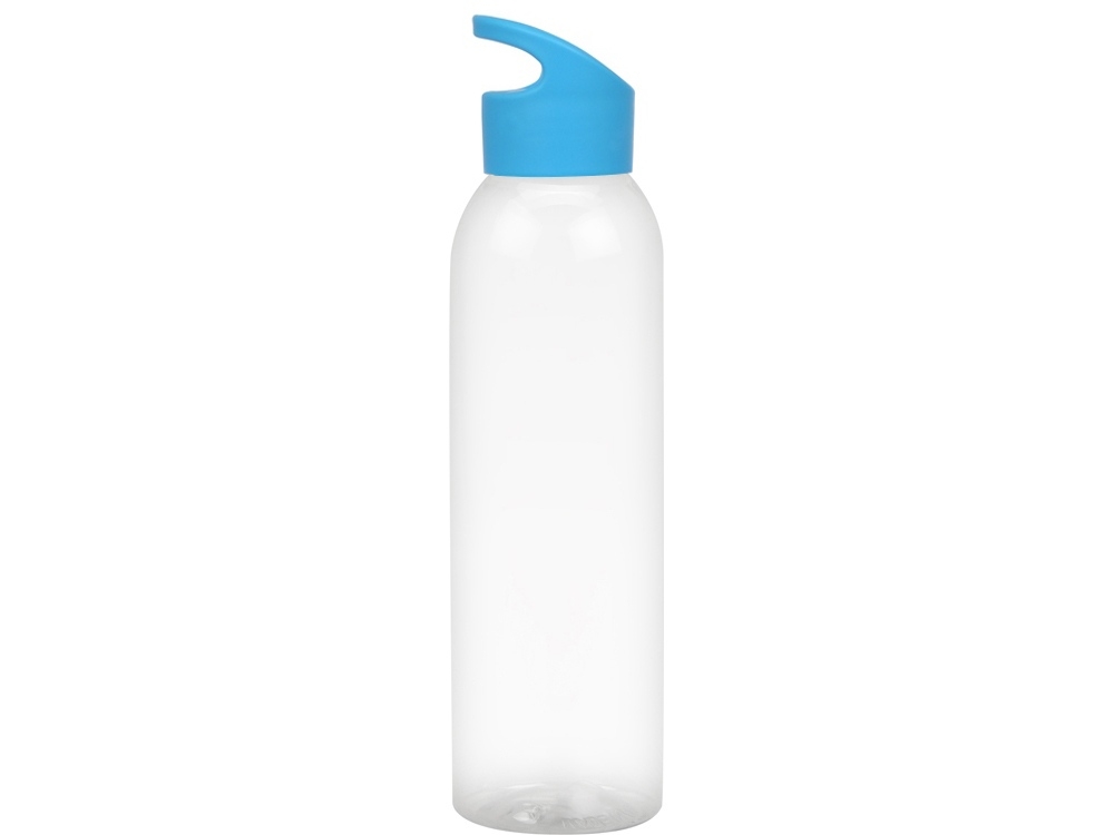 Бутылка для воды «Plain 2», голубой, прозрачный, пластик