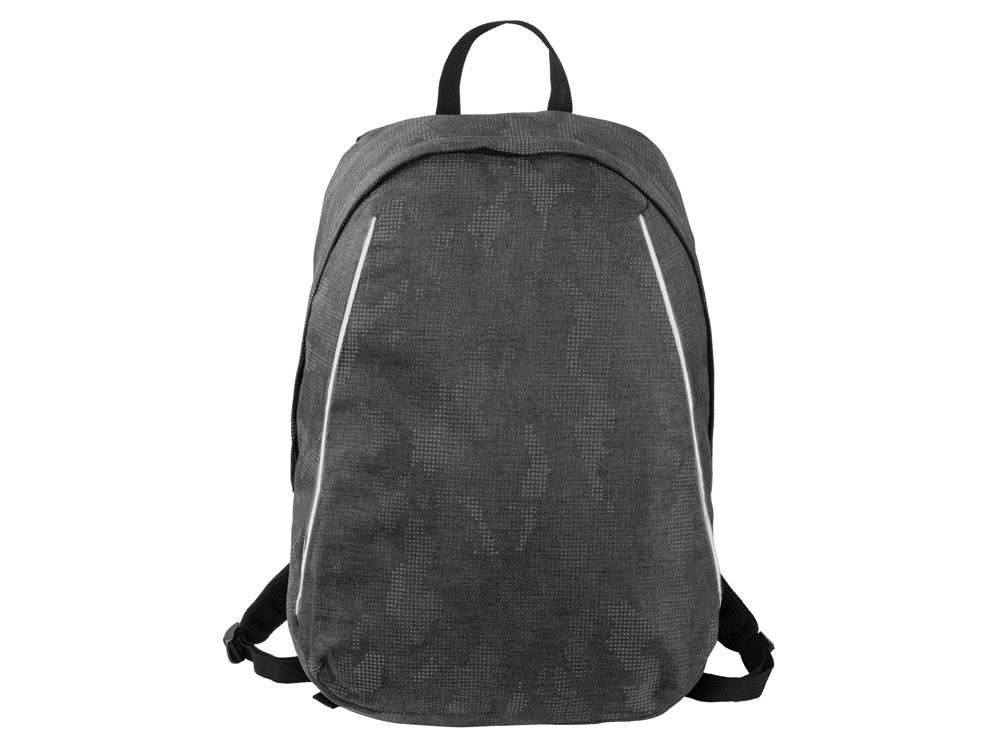 Рюкзак «Camo» со светоотражением для ноутбука 15", серый, полиэстер