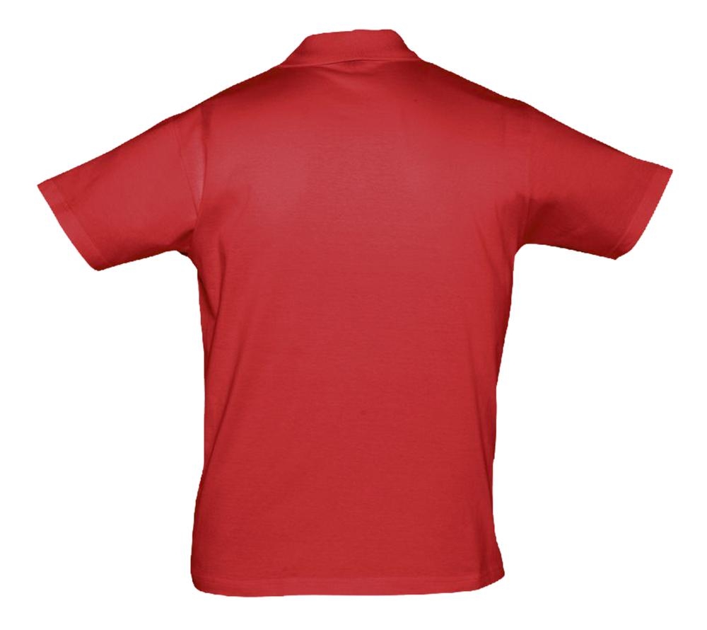 Рубашка поло мужская Prescott Men 170, красная, красный, джерси; хлопок 100%, плотность 170 г/м²